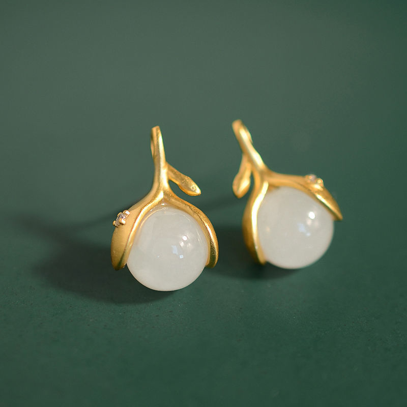 Delicate Dainty And Minimalist Flower Bud Earrings LadyShow.Store