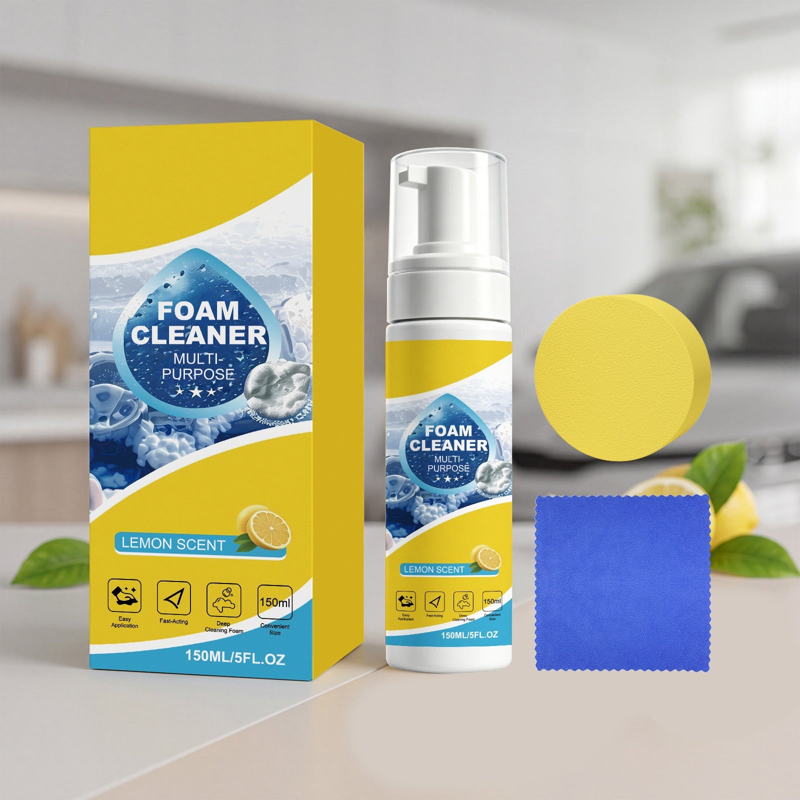 Multi-purpose Foam Cleaning Kit 150ml Tri Light Beauty