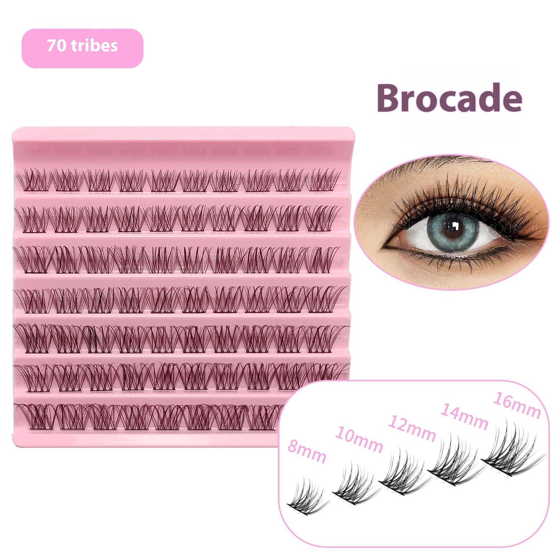 5D Messy 40p 60p Thick Hot Melt False Eyelashes LadyShow.Store