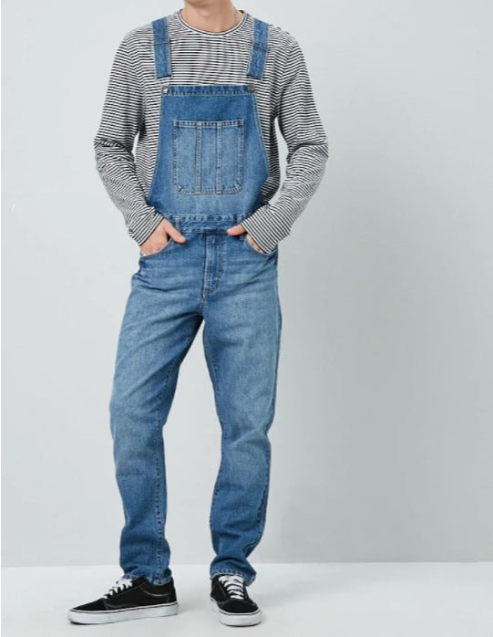 Men's Denim Overalls Pi-Mart
