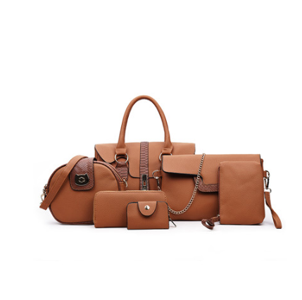 Six-Piece Set of Crossbody Mother and Child Bags Pi-Mart