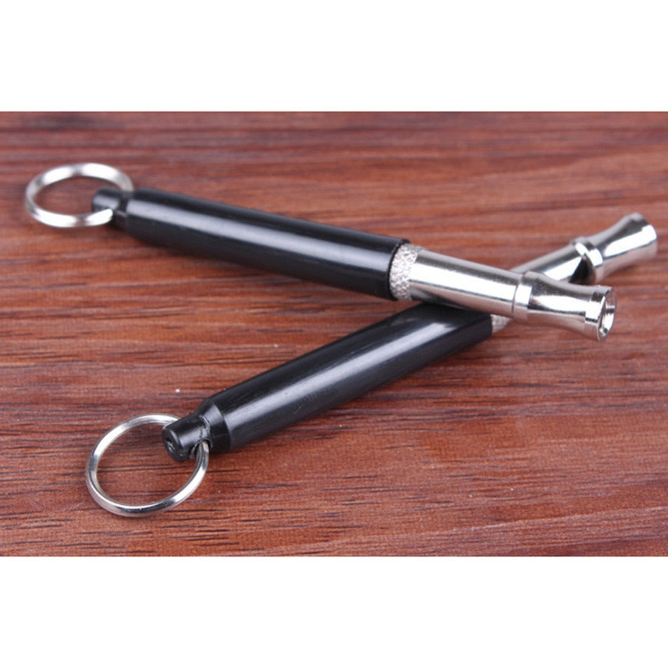 1Pcs Pet Dog Cat Training Obedience Black Whistle Ultrasonic Supersonic Sound Pitch Quiet Trainning Whistles Pets Supplies Pets Fashion