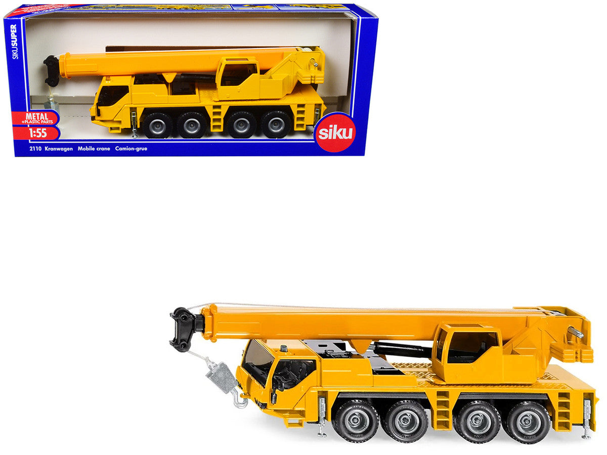 Mobile Crane Yellow 1/55 Diecast Model by Siku LuxuryLifeWay Online Store