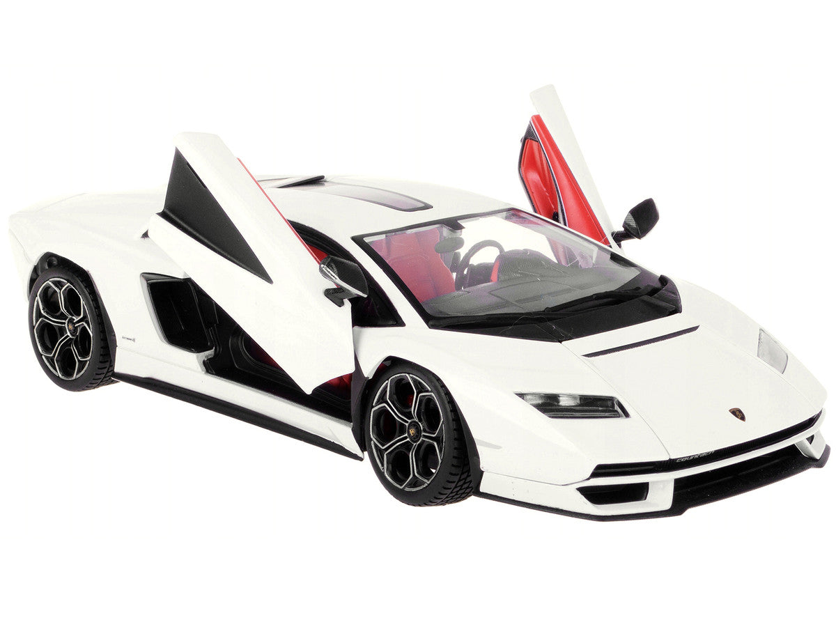 Lamborghini Countach LPI 800-4 White 1/24 Diecast Model Car by Bburago LuxuryLifeWay Online Store