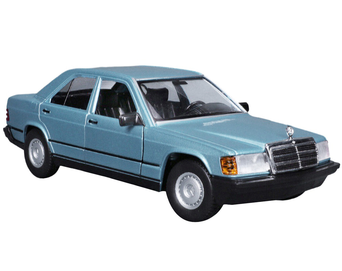 Mercedes-Benz 190 E 2.6 Blue Metallic 1/24 Diecast Model Car by Bburago LuxuryLifeWay Online Store