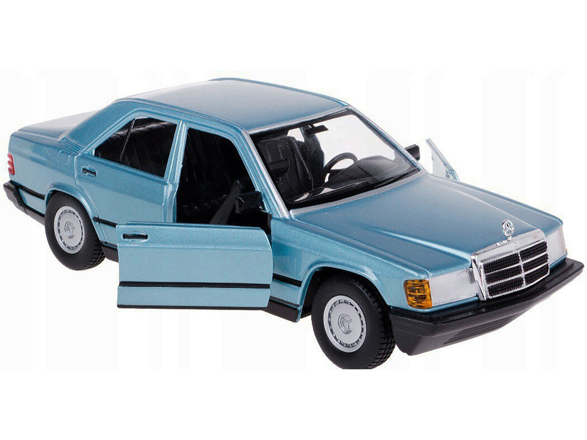 Mercedes-Benz 190 E 2.6 Blue Metallic 1/24 Diecast Model Car by Bburago LuxuryLifeWay Online Store