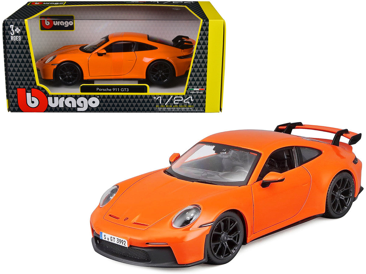 Porsche 911 GT3 Orange 1/24 Diecast Model Car by Bburago LuxuryLifeWay Online Store