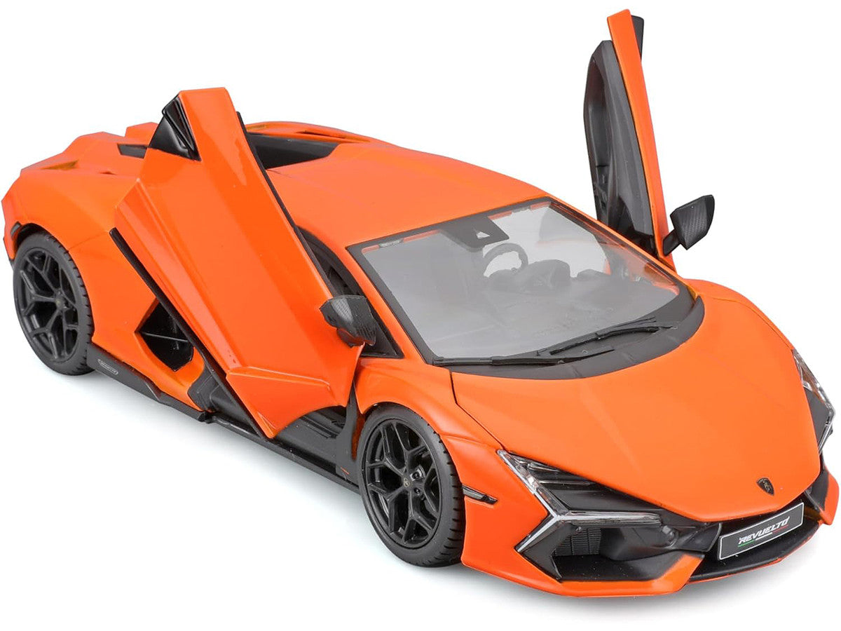 Lamborghini Revuelto Orange "Italian Design" Series 1/24 Diecast Model Car by Bburago LuxuryLifeWay Online Store