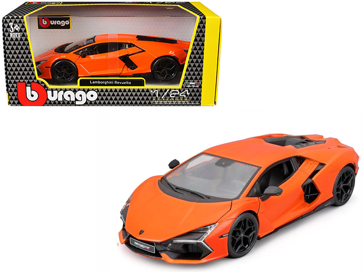 Lamborghini Revuelto Orange "Italian Design" Series 1/24 Diecast Model Car by Bburago LuxuryLifeWay Online Store