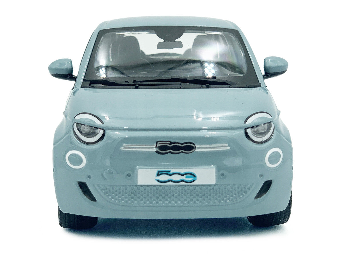 2023 Fiat 500e Light Blue 1/24 Diecast Model Car by Bburago LuxuryLifeWay Online Store