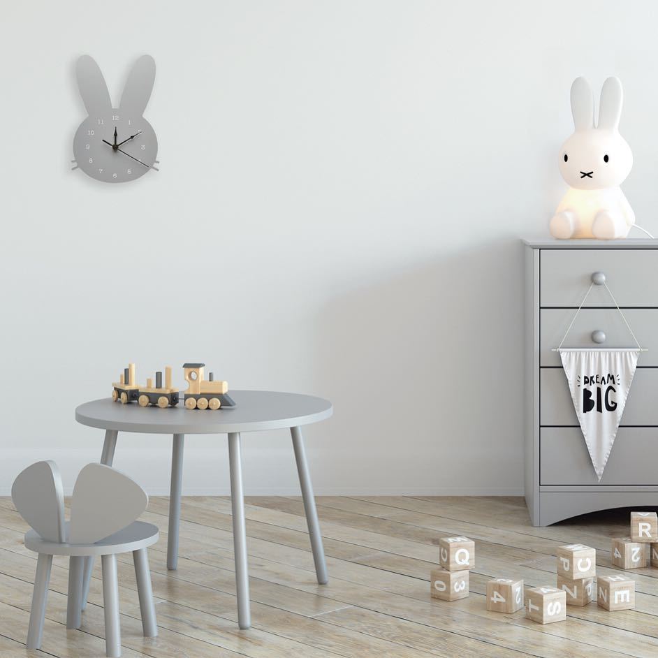 Creative Nursery Wall Clock PearlNestDecor.com