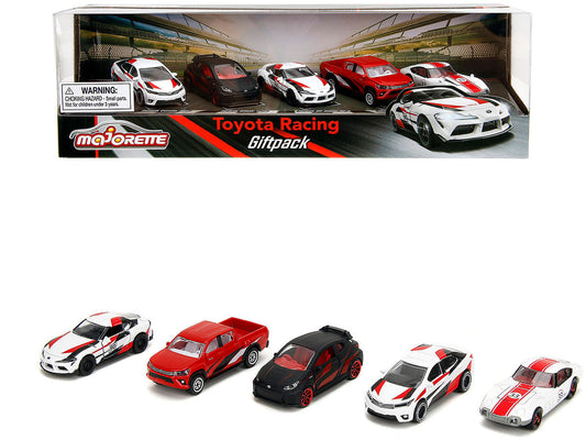 Toyota Racing Giftpack (2024) 5 piece Set 1/64 Diecast Model Cars by Majorette LuxuryLifeWay Online Store