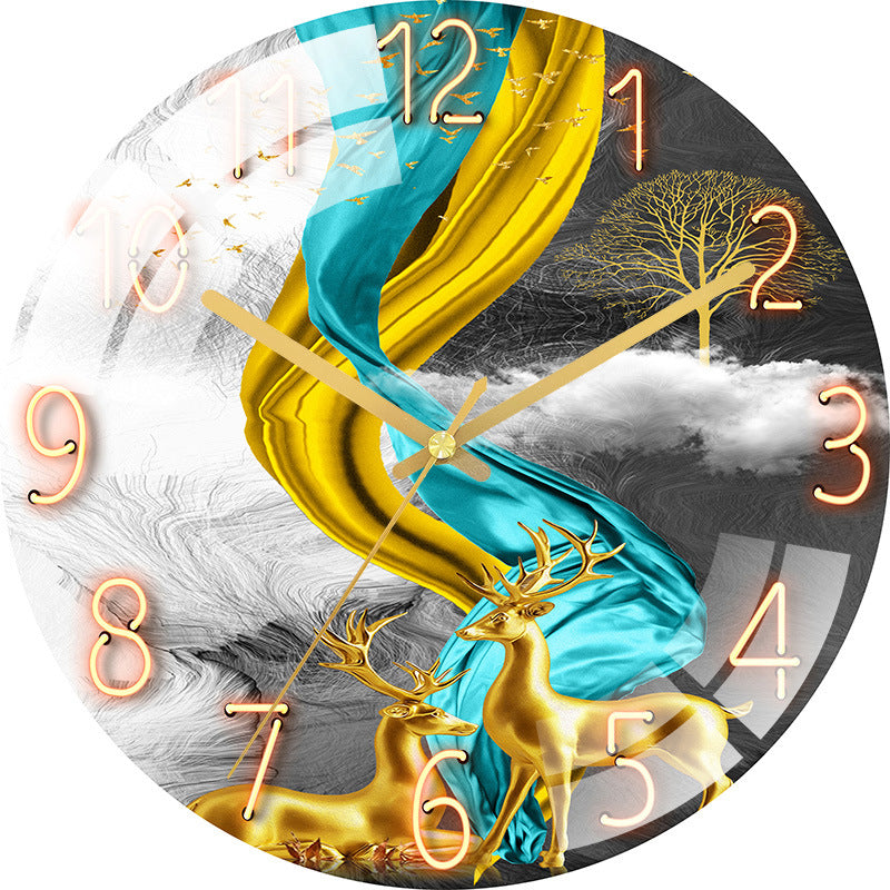 Living Room Home Wall Clock Creative Fashion PearlNestDecor.com