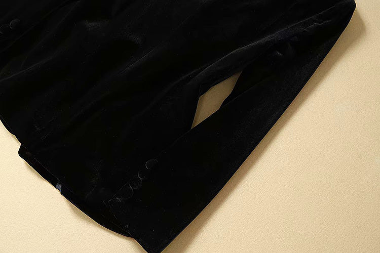 Velvet professional suit high-end women