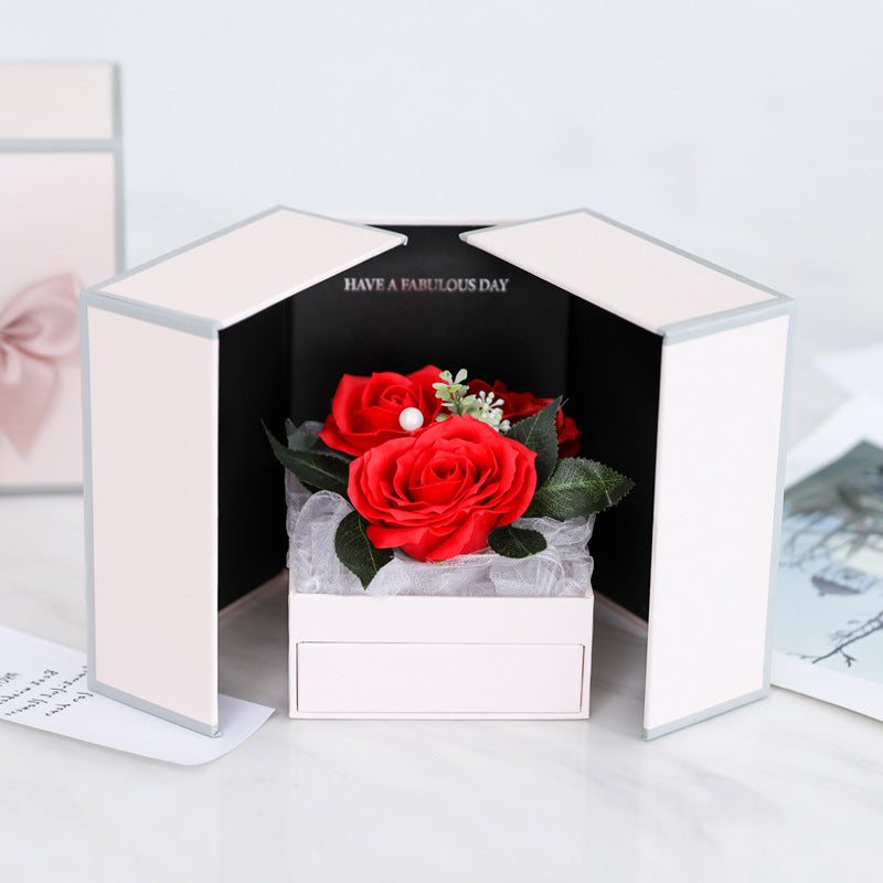 Creative Rose Jewelry Gift Box For Christmas And Valentine's Day LuxuryLifeWay Online Store