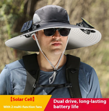 Solar Fan Sunshade Hat Best YouTube Store