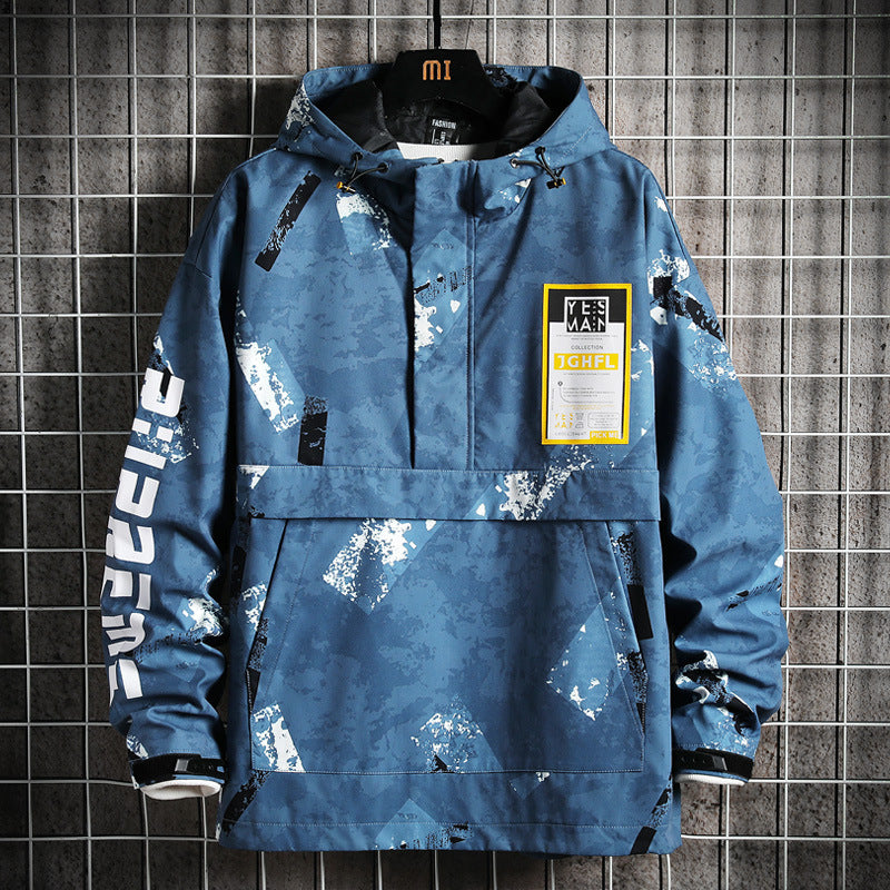 Hooded Plus Size Zipper Travel Yellow Regular Jacket