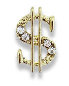 Gold-foil Symbol Alloy Nail Art Accessories LadyShow.Store