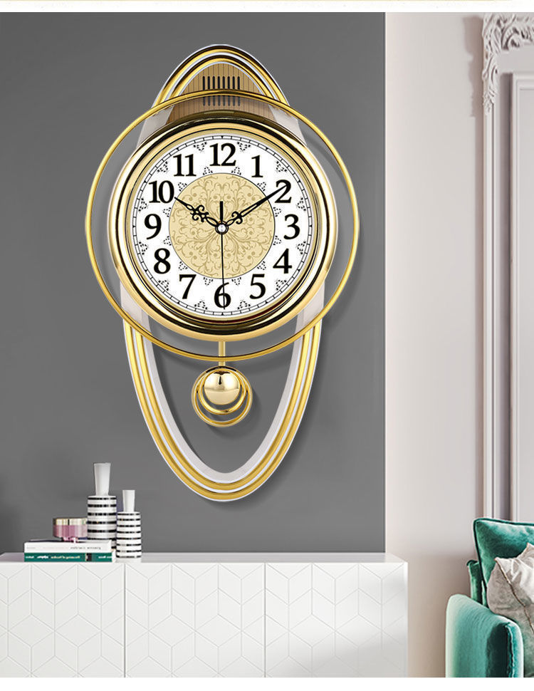 Vintage Swing Silent Quartz Wall Clock