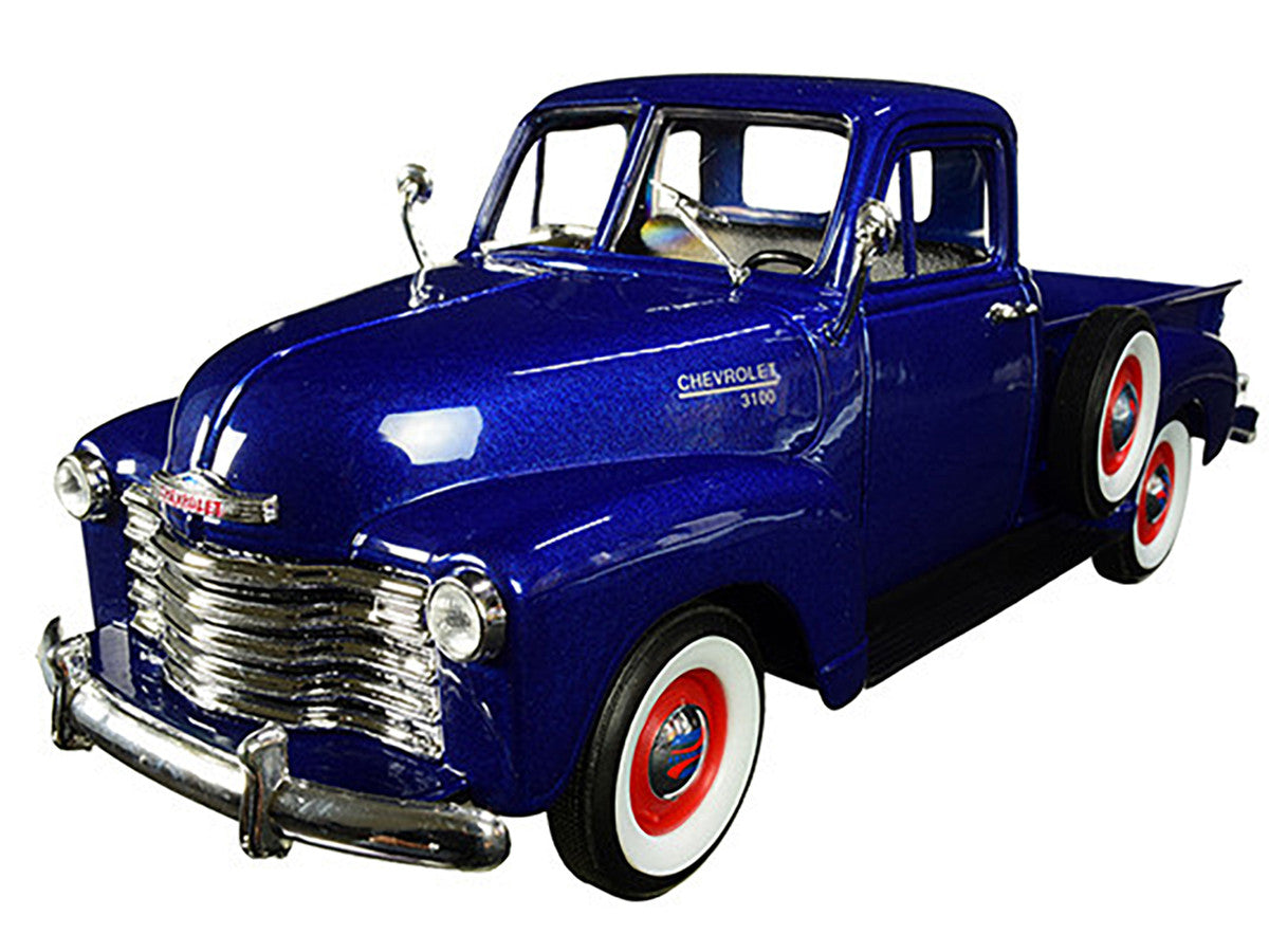 1953 Chevrolet 3100 Pickup Truck Blue 1/24-1/27 Diecast Model Car by Welly LuxuryLifeWay Online Store