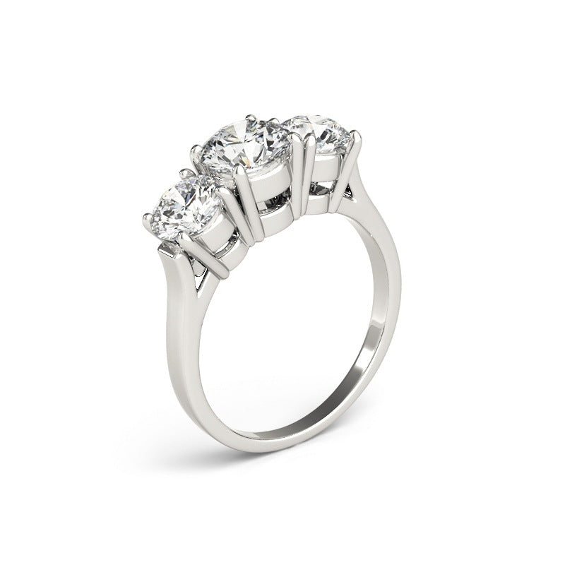 S925 Sterling Silver Diamond Ring LadyShow.Store