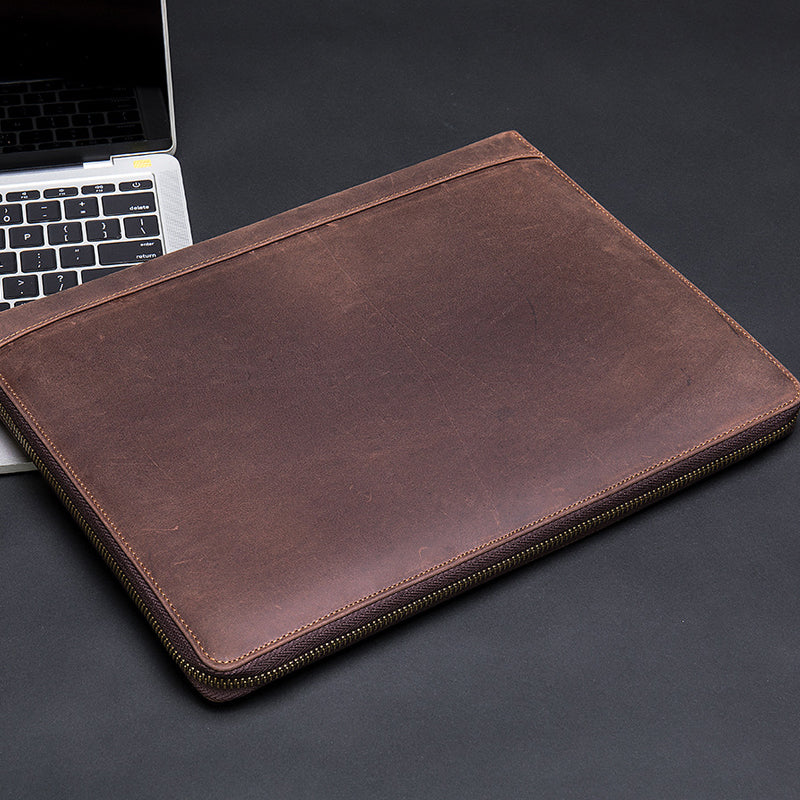 First Layer Leather Computer Tablet Case Coin Wallet CJD