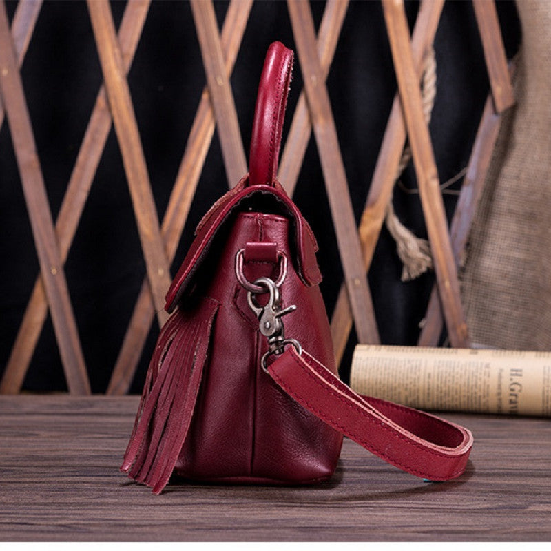 New vegetable tanned leather handbags LadyShow.Store