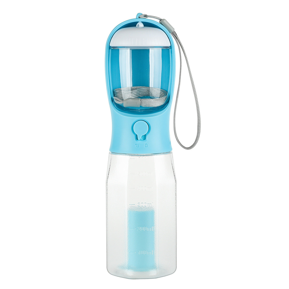 Portable Cat Dog Water Bottle Food Feeder Drinker Poop Dispenser 3 In 1 Leak-proof Multifunctional Dog Water Bottle Pet Products Pets Fashion
