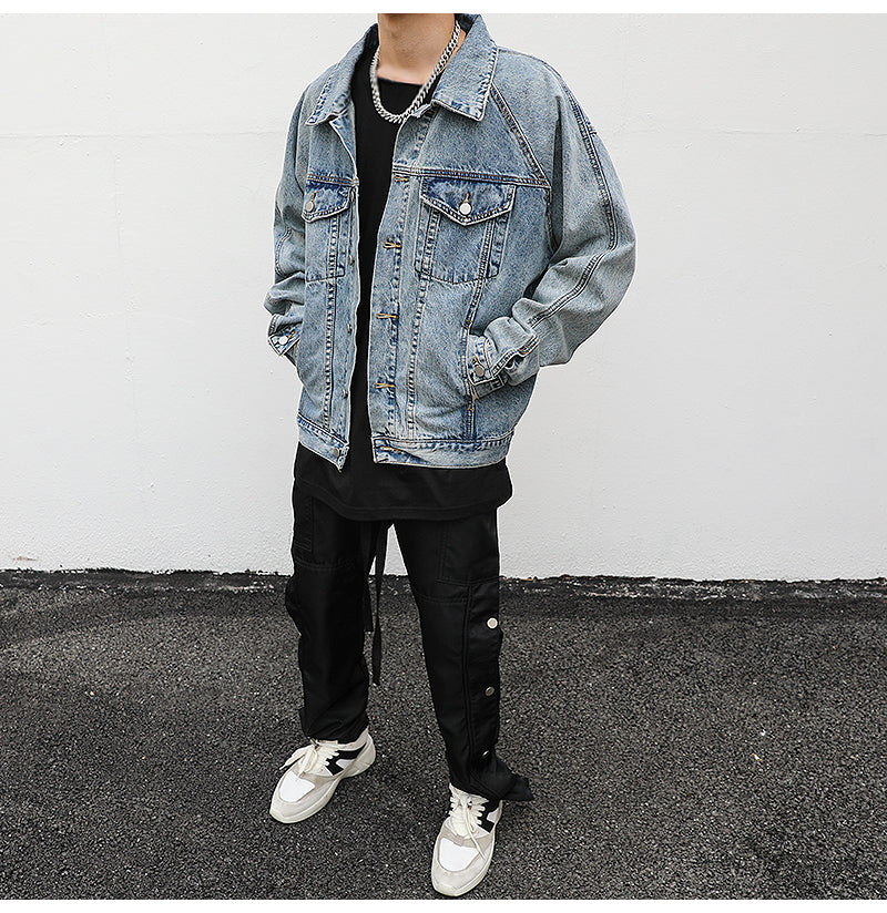 Loose denim jacket Best YouTube Store
