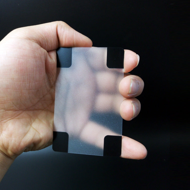 Transparent plastic playing CARDS CJD