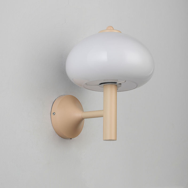 Small Mushroom Wall Lamp Retro Decor Living Room Bedroom Bedside PearlNestDecor.com