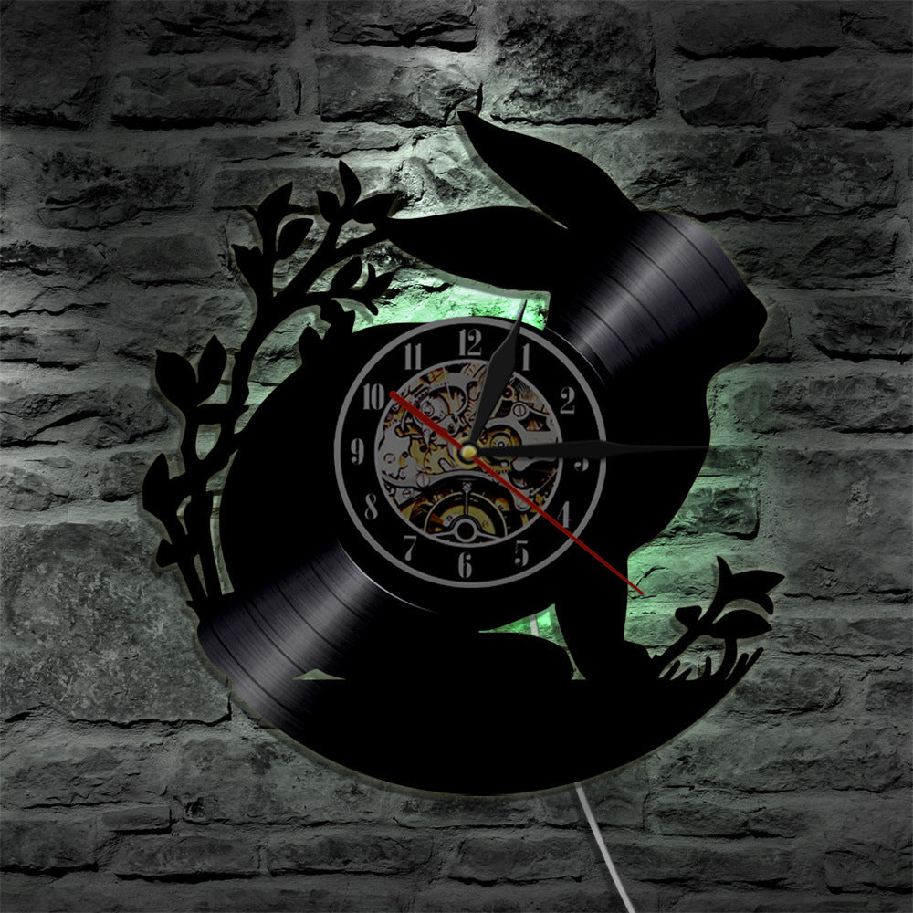 Wall Clock Art Clock Home Decoration Wall Clock LED Night Light Wall Clock PearlNestDecor.com