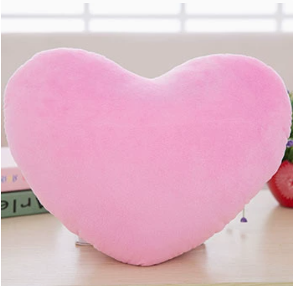 Cute Plush Heart Shape Pillow Cushion Pi-Mart