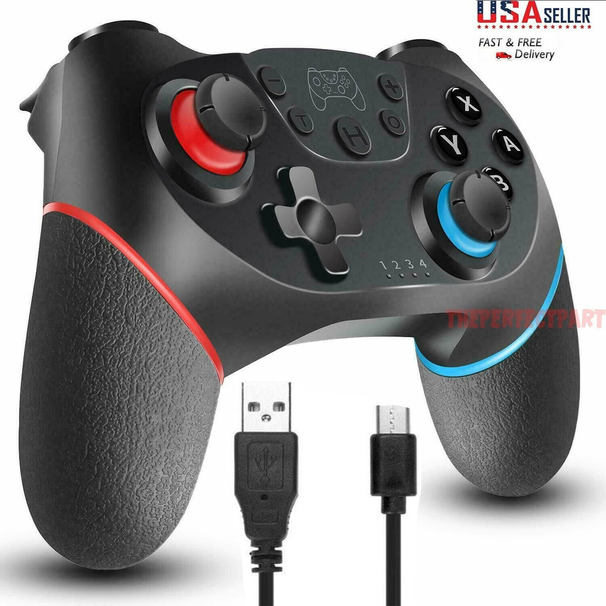 Wireless Pro Controller Gamepad For Nintendo Switch Joypad Joystick Remote USA Pi-Mart