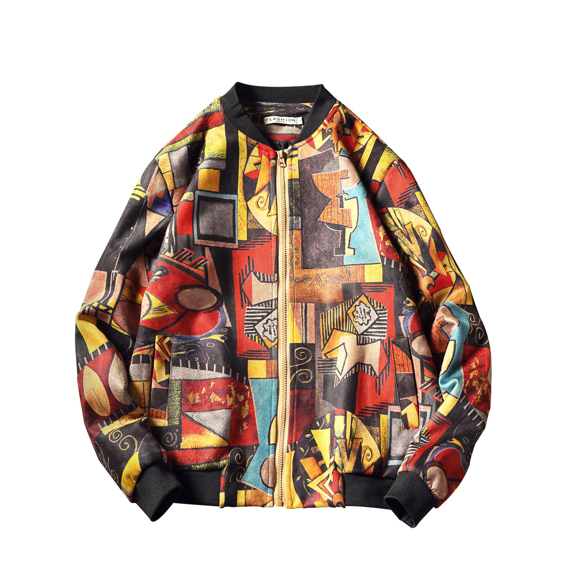 Men's Digital Print Jacket and Baseball Coat Pi-Mart