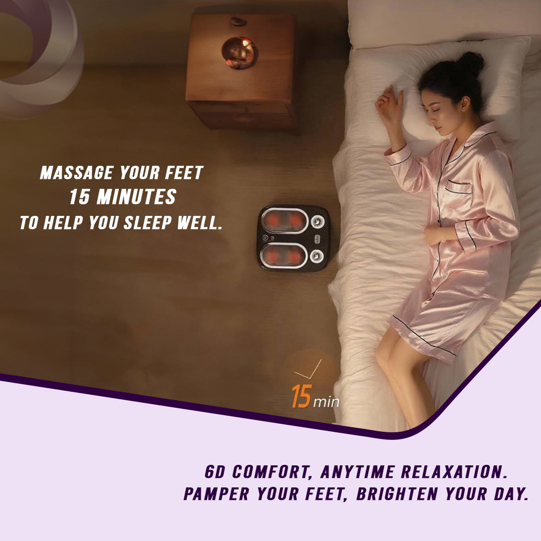 Stress & Pain Relief Foot Massager w/Heat- Deep Tissue, Circulation & Relaxing LuxuryLifeWay Online Store