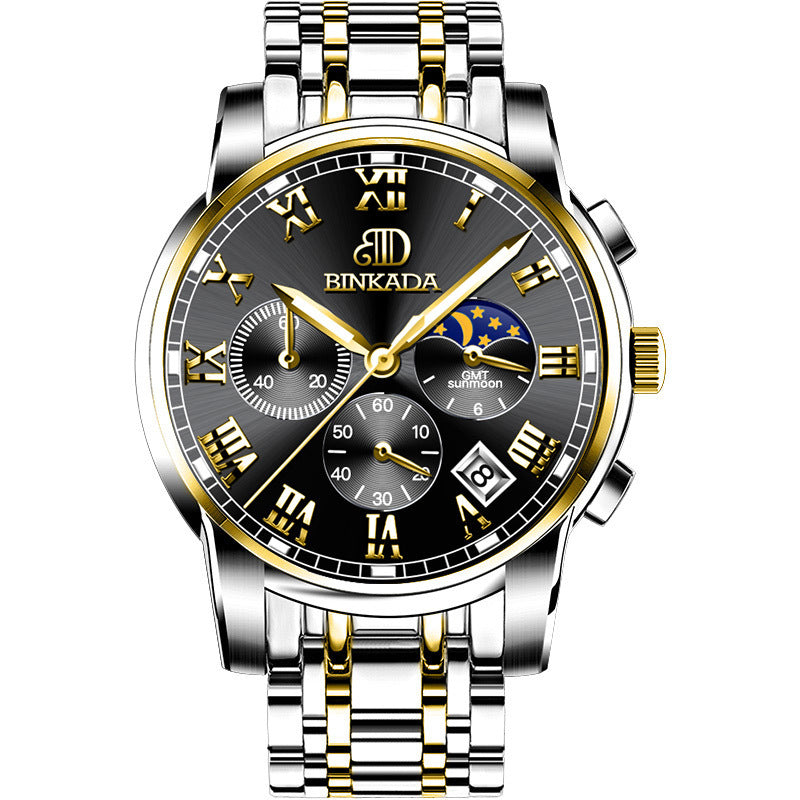 Men's Fashion Quartz Watch Waterproof CJD2