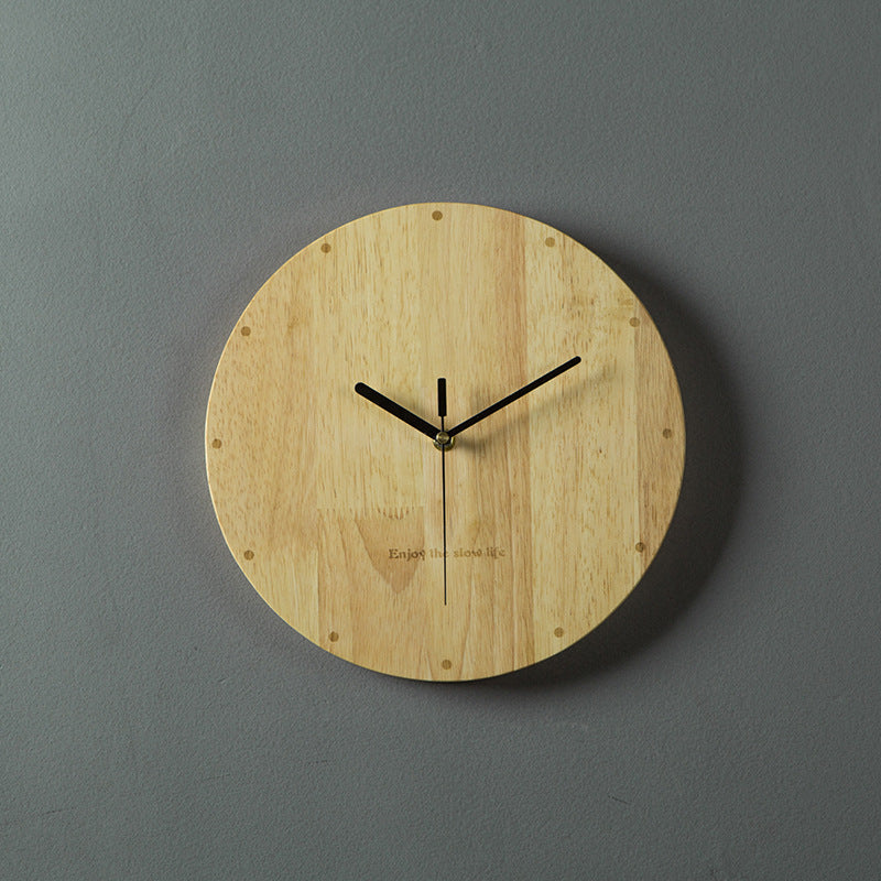 Wooden clock wall clock PearlNestDecor.com