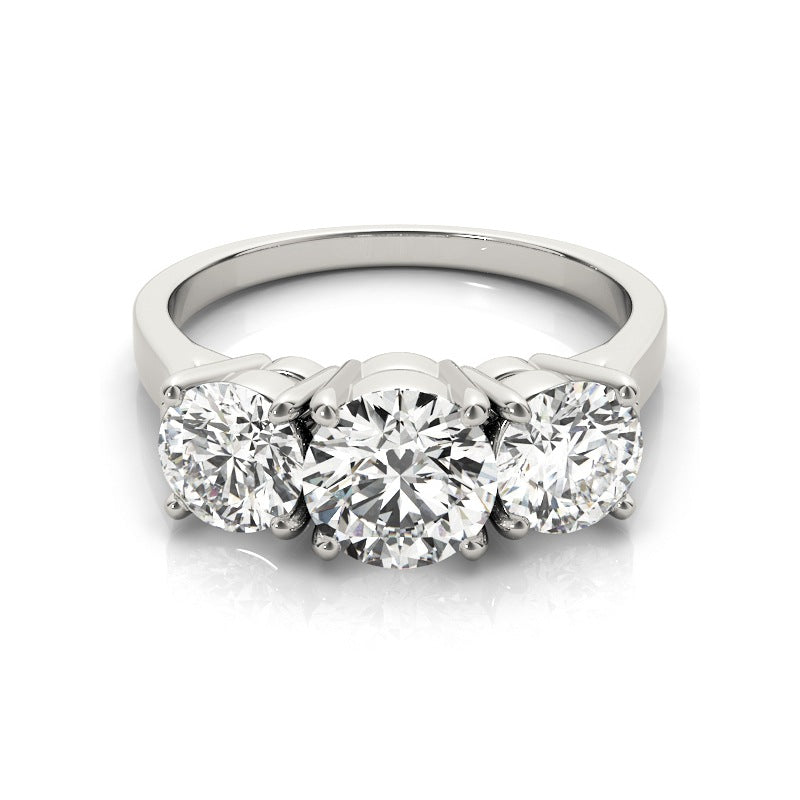 S925 Sterling Silver Diamond Ring LadyShow.Store
