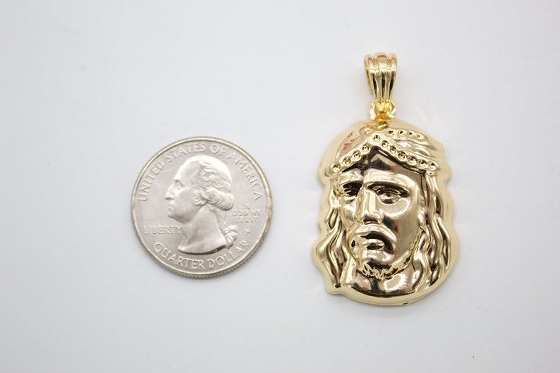 Jesus Head Pendant (A114) LuxuryLifeWay Online Store