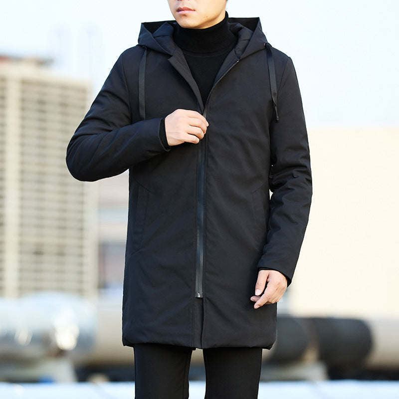 Men's Casual Thick Hooded Jacket Pi-Mart