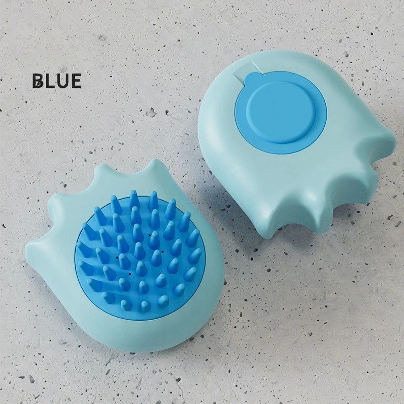 Pet Bath Brush Massage Brush Massage Comb Cat And Dog Bath Brush Pet Cleaning Supplies With Shampoo Box Pet Dog Brush Pets Fashion
