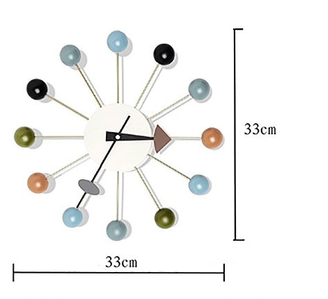 Candy wall clock PearlNestDecor.com