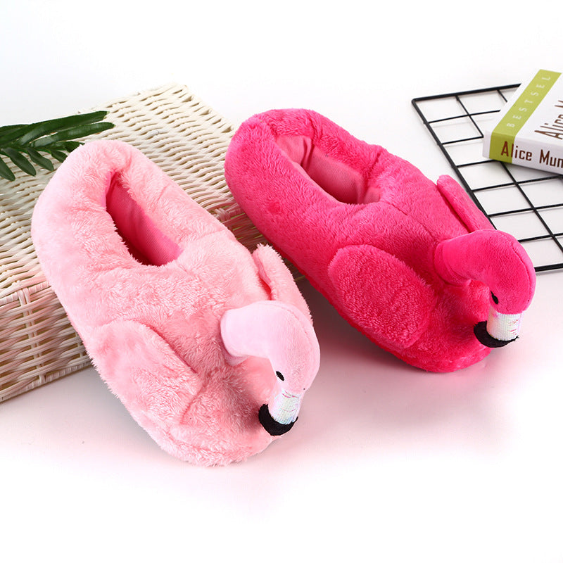 Winter Home Flamingo Non-slip Slippers LuxuryLifeWay Online Store