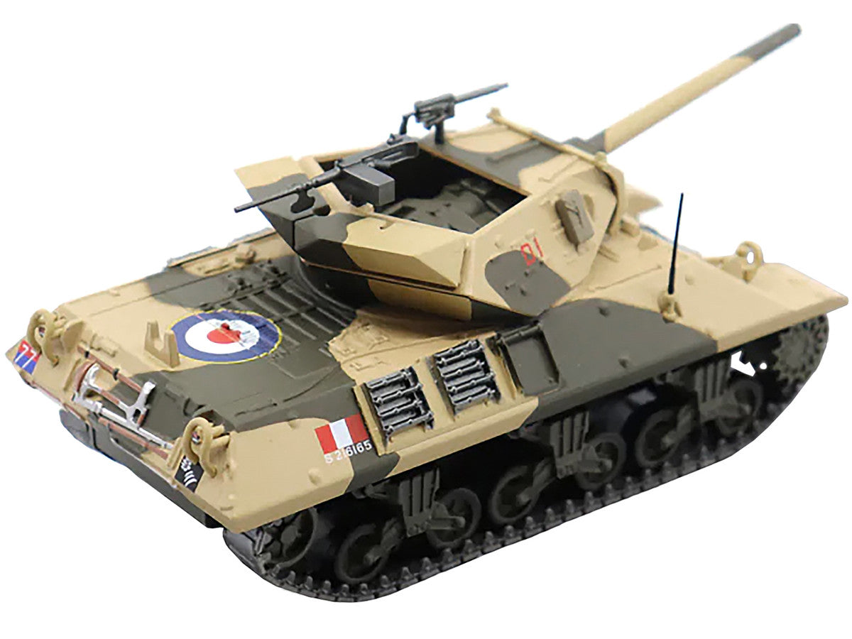 M10 Tank Destroyer D1 #77 "U.S.A. 72nd Anti-Tank Regiment 6th Armored Division Italy August 1944" 1/43 Diecast Model by AFVs of WWII LuxuryLifeWay Online Store