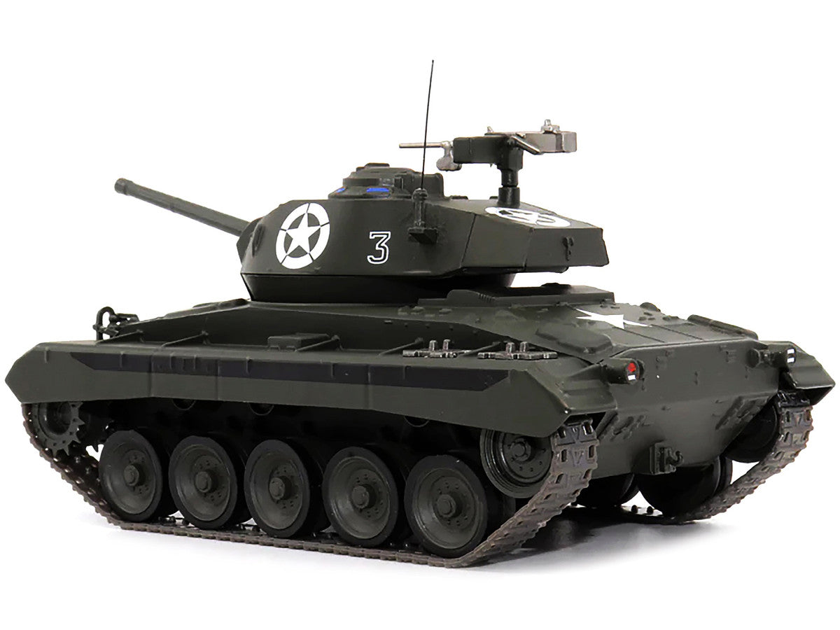 M24 "Chaffee" Tank #3 "U.S.A. 1st Armored Division Italy April 1945" 1/43 Diecast Model by AFVs of WWII LuxuryLifeWay Online Store