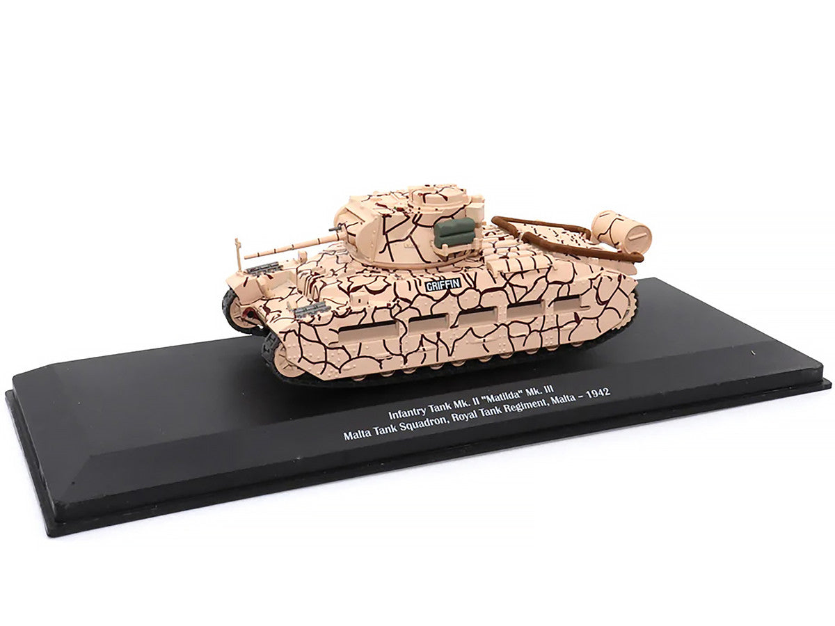 Infantry Tank Mk. II "Matilda" Mk. III "Griffin" "Malta Tank Squadron Royal Tank Regiment Malta 1942" 1/43 Diecast Model by AFVs of WWII LuxuryLifeWay Online Store