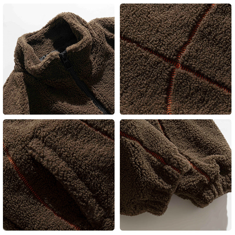 Vintage Lamb Wool Men's And Women's Coats Loose Thick Best YouTube Store