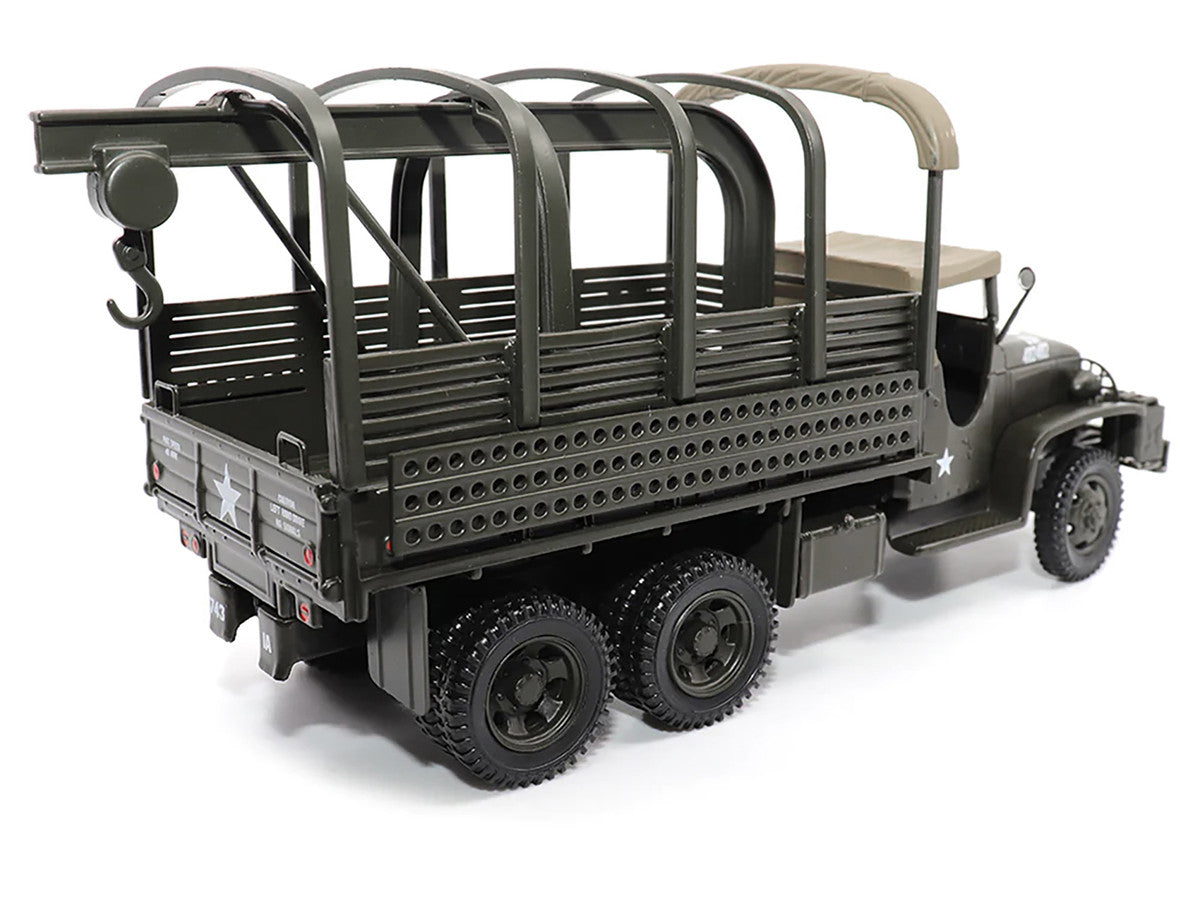 GMC CCKW353 Wrecker Tow Truck Olive Drab "United States Army" 1/43 Diecast Model by Militaria Die Cast LuxuryLifeWay Online Store