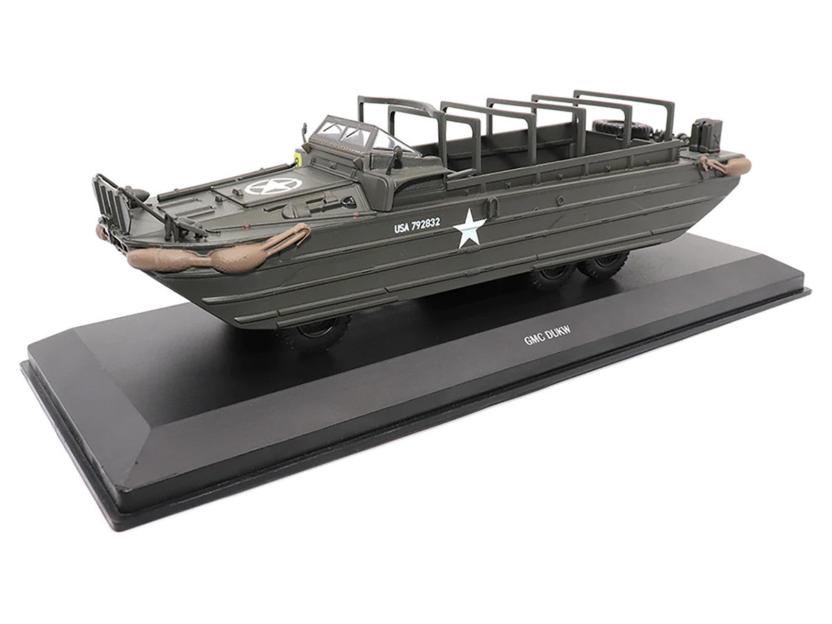 GMC DUKW Amphibious Vehicle Olive Drab "United States Army" 1/43 Diecast Model by Militaria Die Cast LuxuryLifeWay Online Store